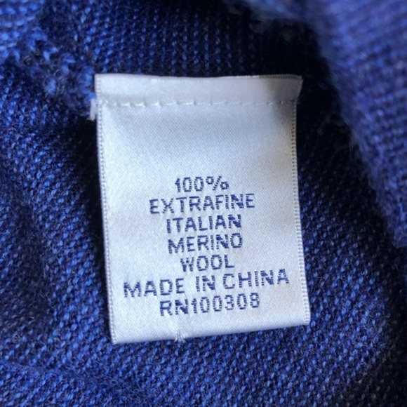 PETER MILLAR Needle-Stripe 100% Merino Wool Quarter-Zip Golf Pullover - Picture 8 of 13